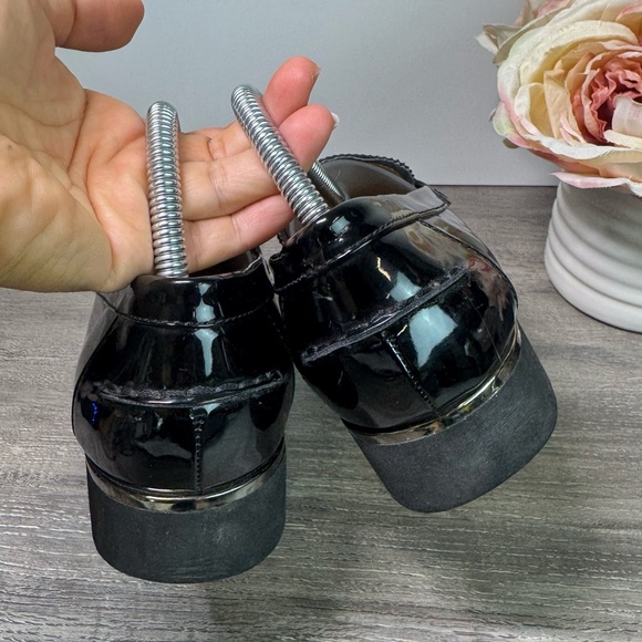 Franco Sarto Cedra Patent Leather Loafers black womens 8.5 EUC - Picture 3 of 6